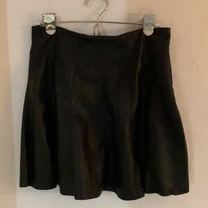 House of Harlow 1960 Vegan Leather Mini Skirt, Size S, Black